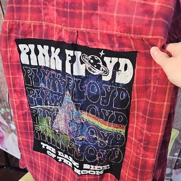 UNISEX OOAK PINK FLOYD TOP SM-XL - Picture 2 of 6